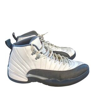 Air Jordan 12 XII Retro White Dark Gray Men's Size 12 US 130690‎ 160